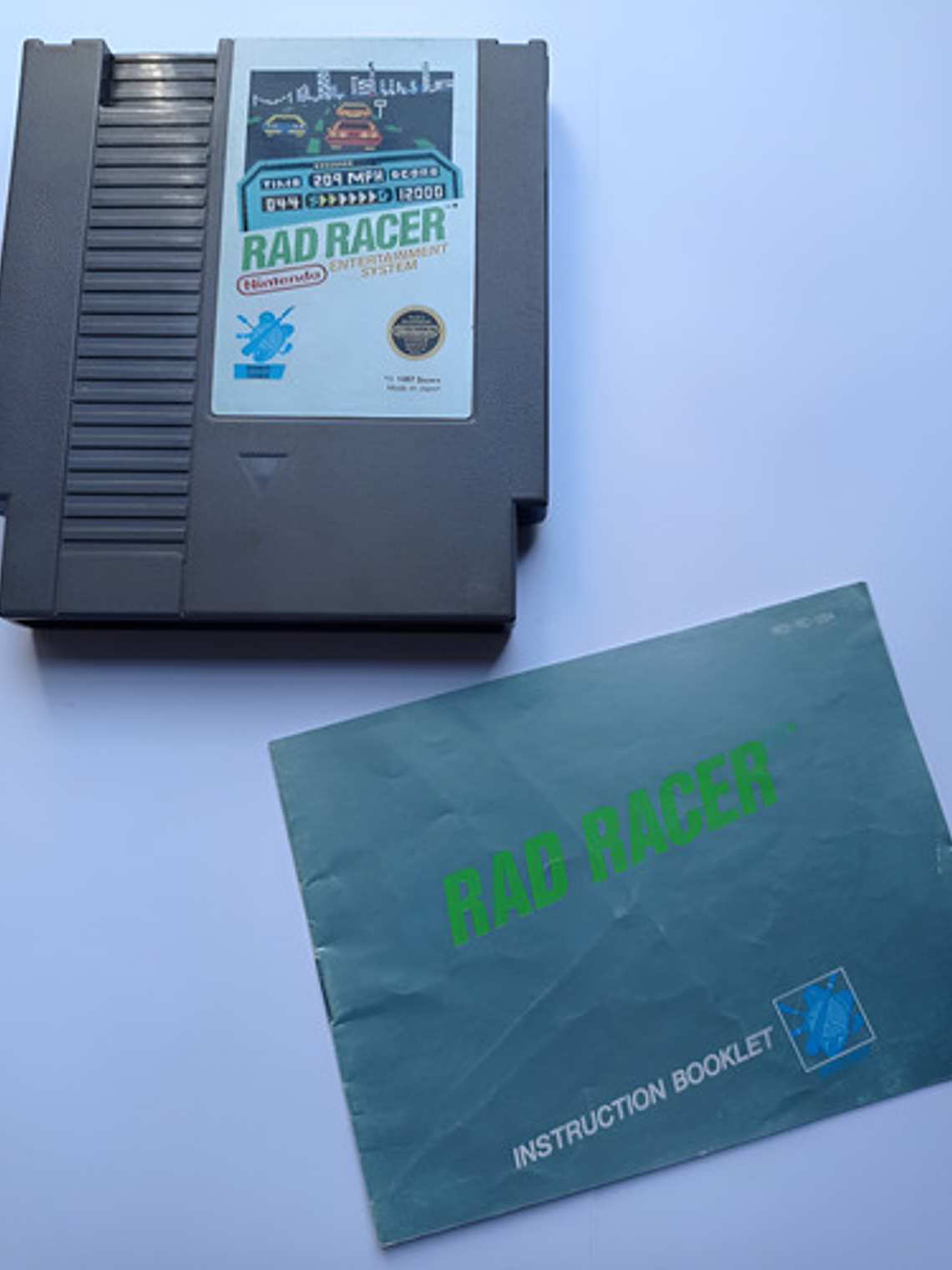 Rad Racer Con Manual Nes Squaresoft Nintendo 1