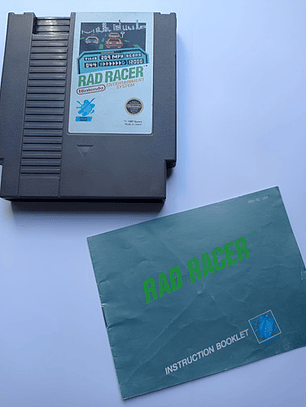 Rad Racer Con Manual Nes Squaresoft Nintendo