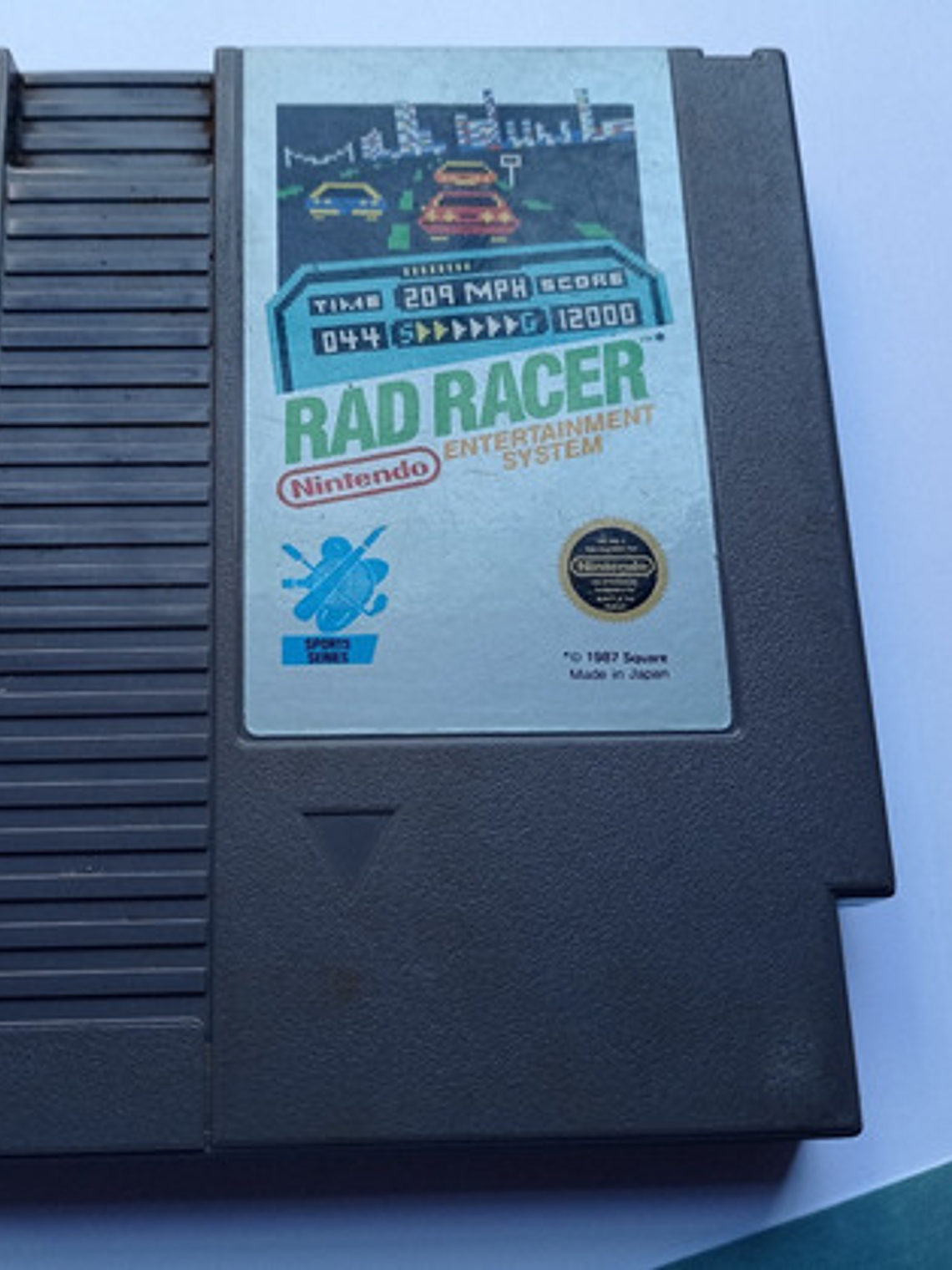 Rad Racer Con Manual Nes Squaresoft Nintendo 2