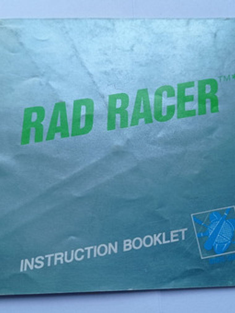 Rad Racer Con Manual Nes Squaresoft Nintendo 5