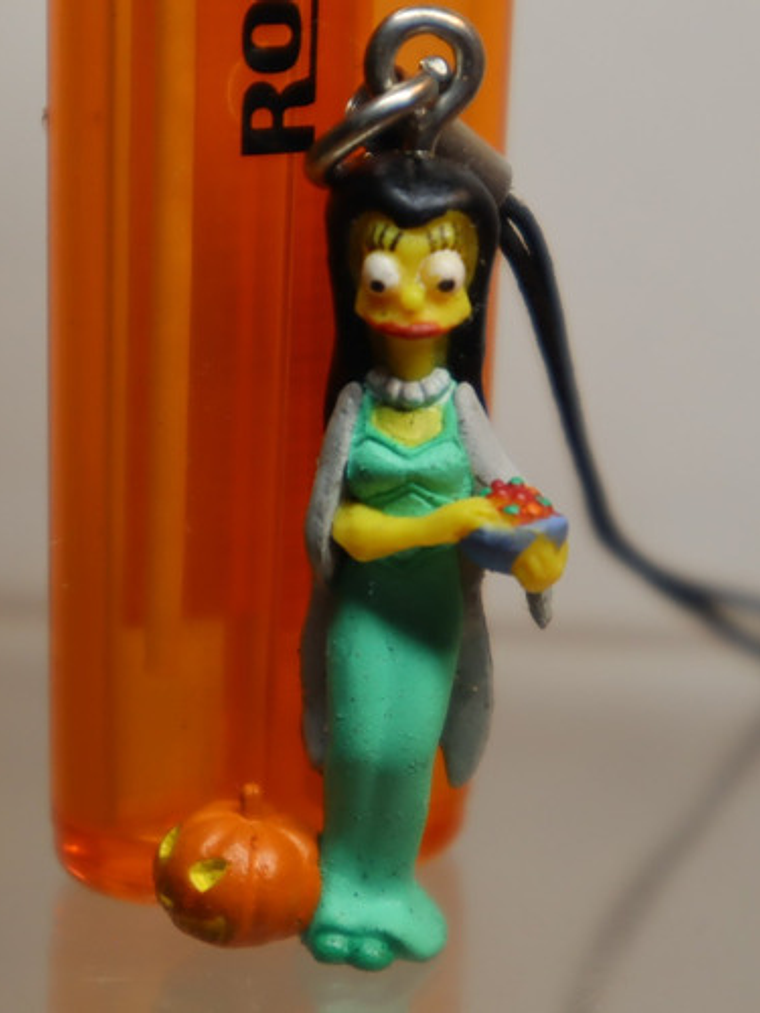 Set 6x Simpsons Colgantes 2007 Tomy Halloween Lucky Charm 4