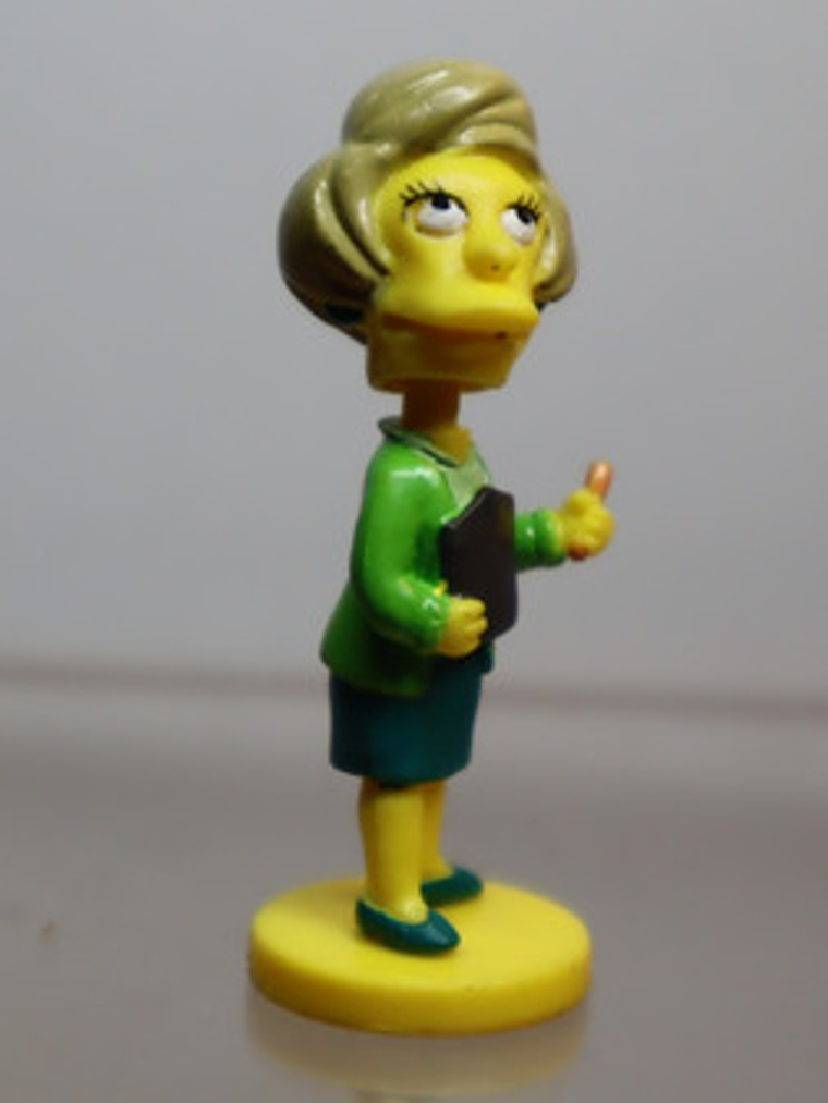 Mrs. Krabbapel 2004 Tomy Simpsons Mini Bobble Head 2