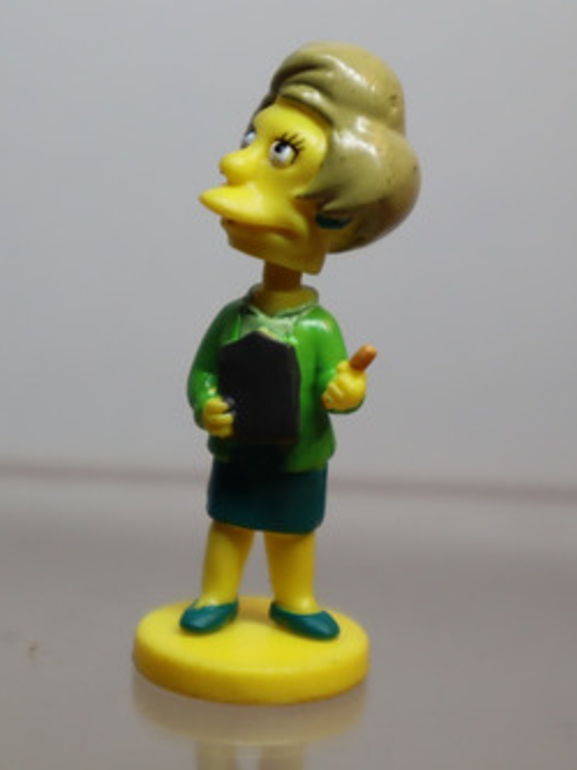 Mrs. Krabbapel 2004 Tomy Simpsons Mini Bobble Head 5