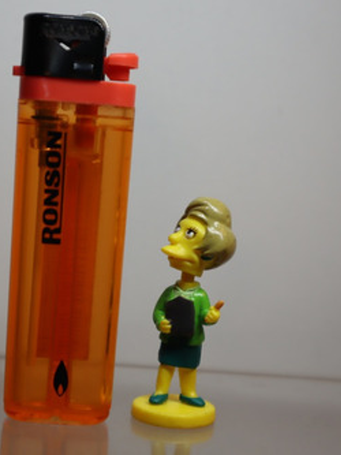 Mrs. Krabbapel 2004 Tomy Simpsons Mini Bobble Head 7