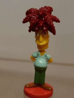 Sideshow Bob 2005 Tomy Simpsons Mini Bobble Head