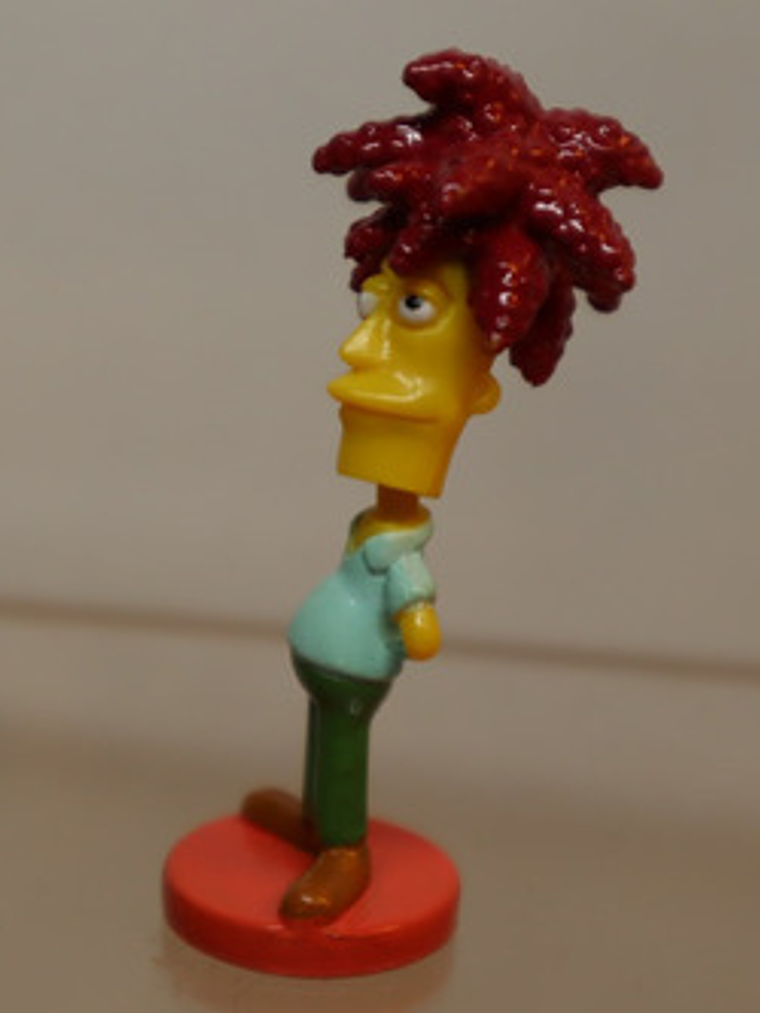 Sideshow Bob 2005 Tomy Simpsons Mini Bobble Head 3
