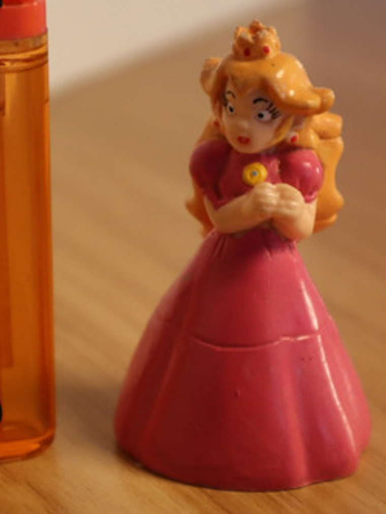Princess Peach 1989 Figura Mini Nintendo Applause Mario Bros 3