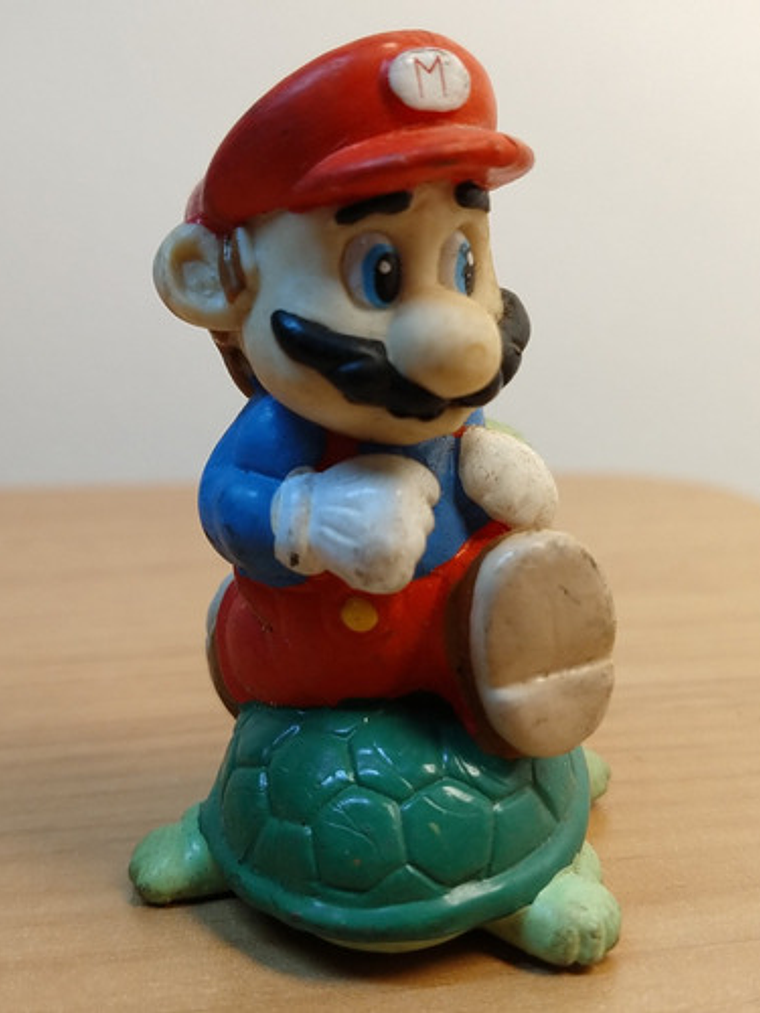 Mario Bros Over Turtle 1989 Figura Mini Nintendo Applause 2