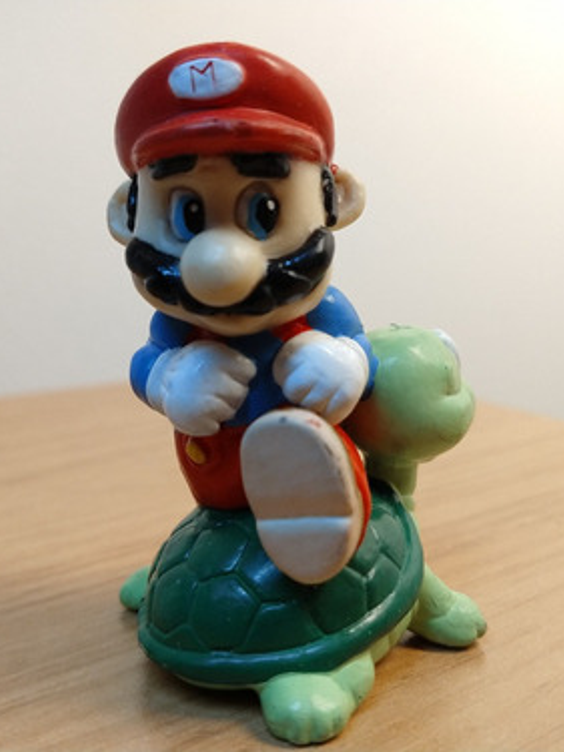 Mario Bros Over Turtle 1989 Figura Mini Nintendo Applause 4