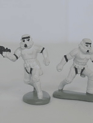 4x Stormtroopers 90s Star Wars Galoob Micro Machines