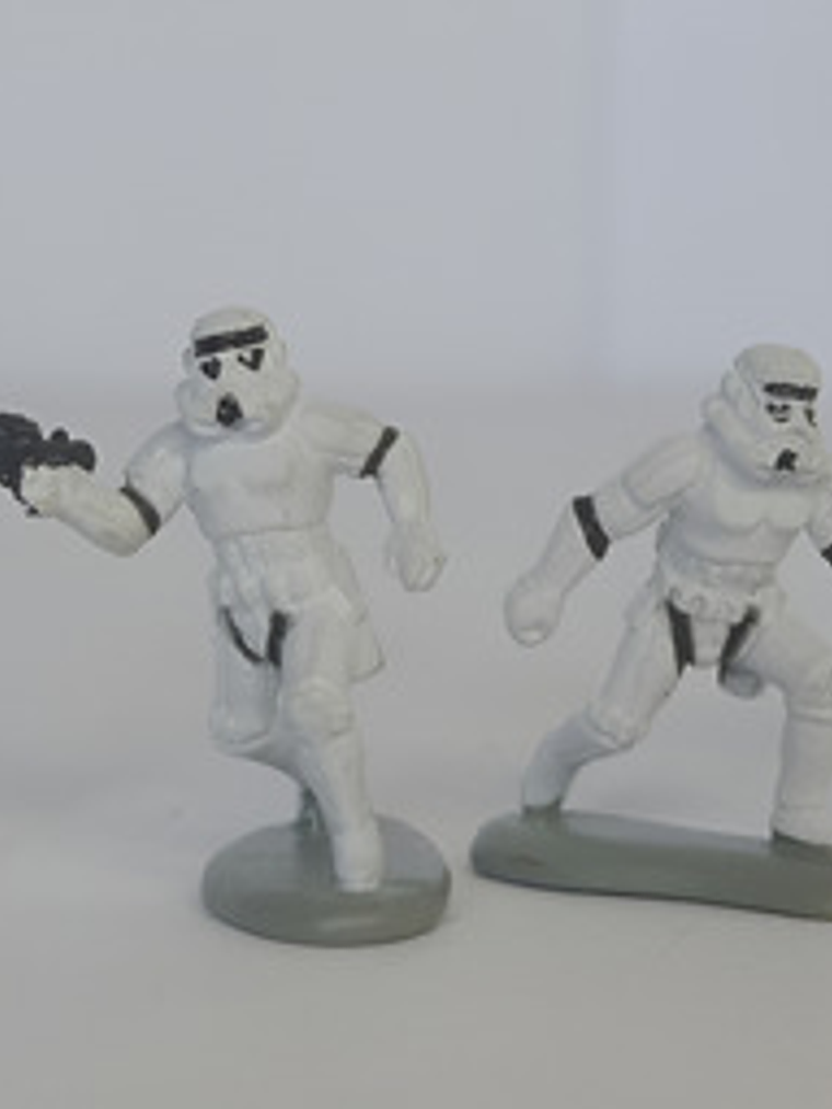 4x Stormtroopers 90s Star Wars Galoob Micro Machines 1