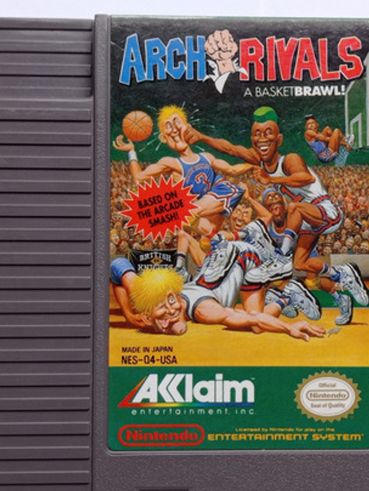 Arch Rivals Nes Midway Rare David Wise Nintendo 2