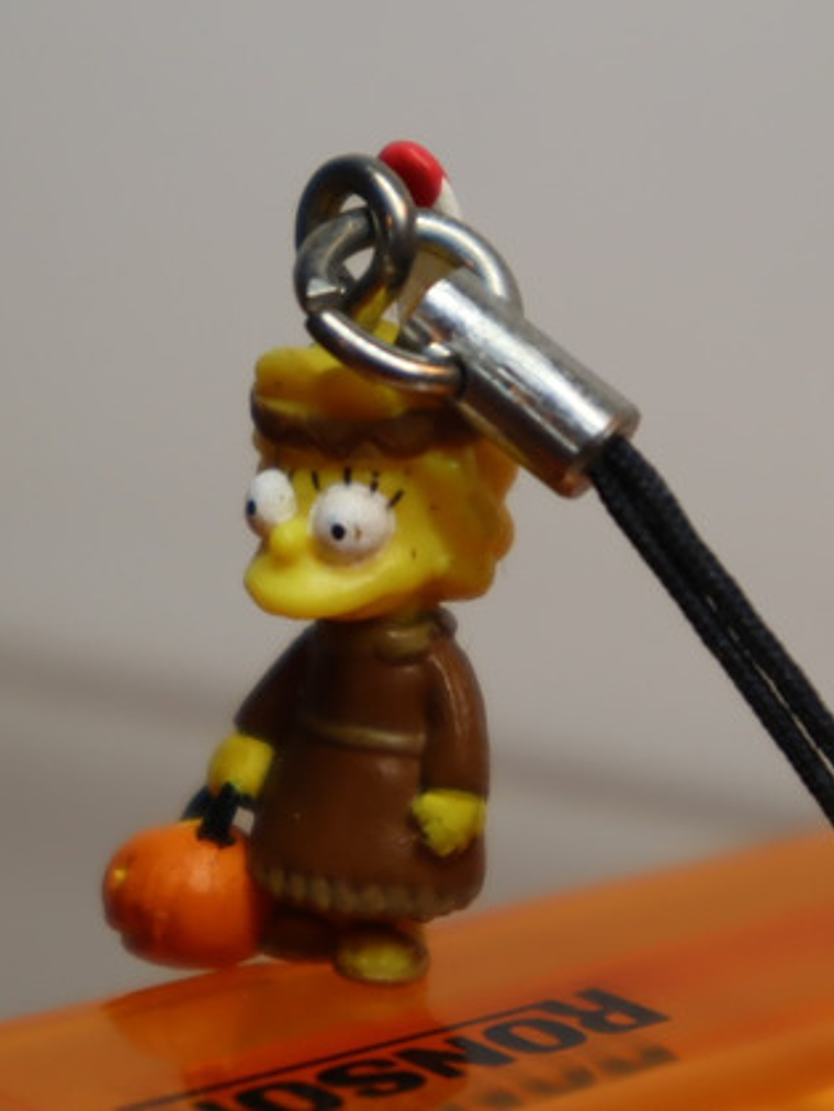 Colgante Lisa 2007 Tomy Simpsons Miniatura Halloween Charm 2