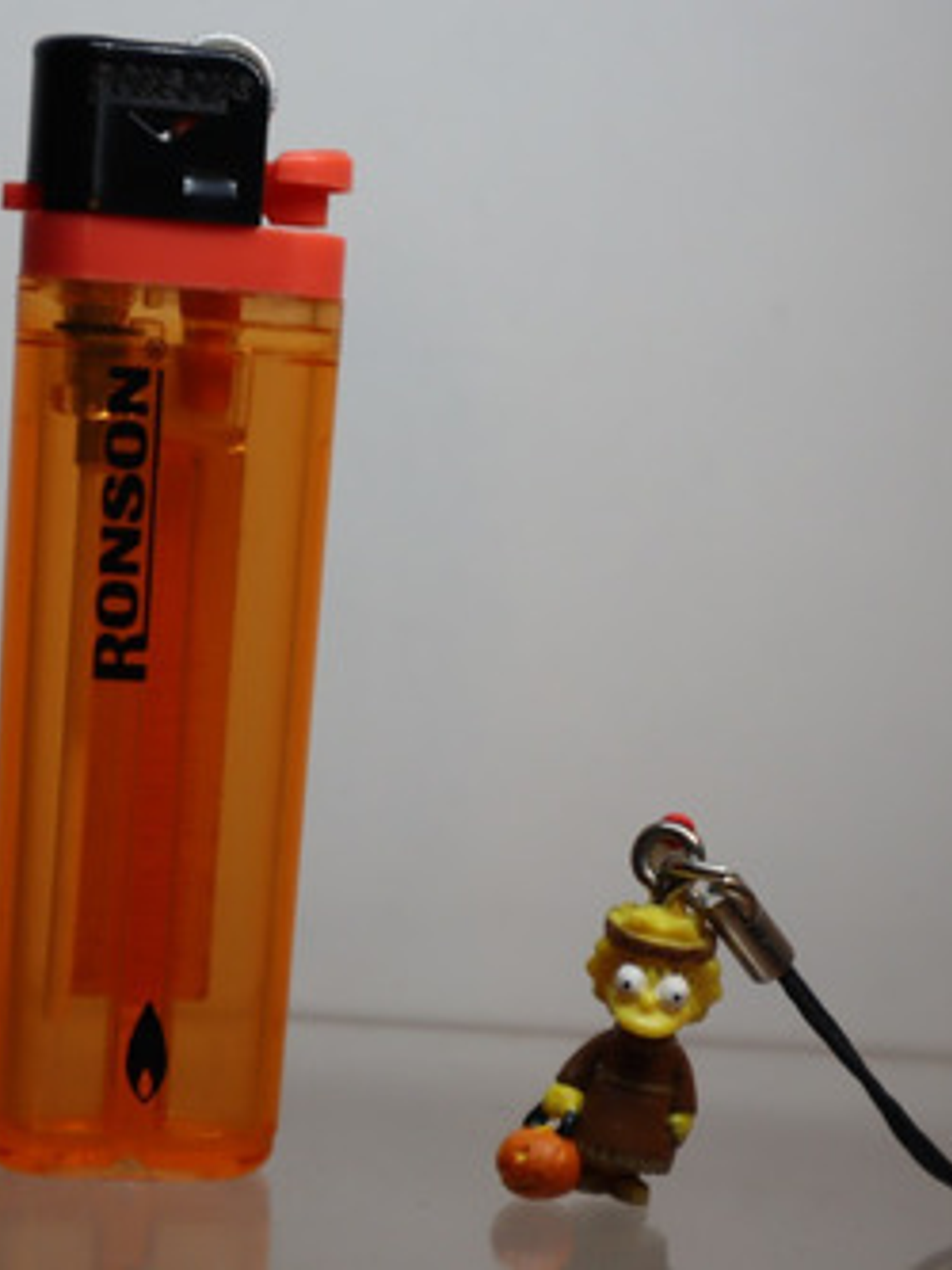 Colgante Lisa 2007 Tomy Simpsons Miniatura Halloween Charm 4