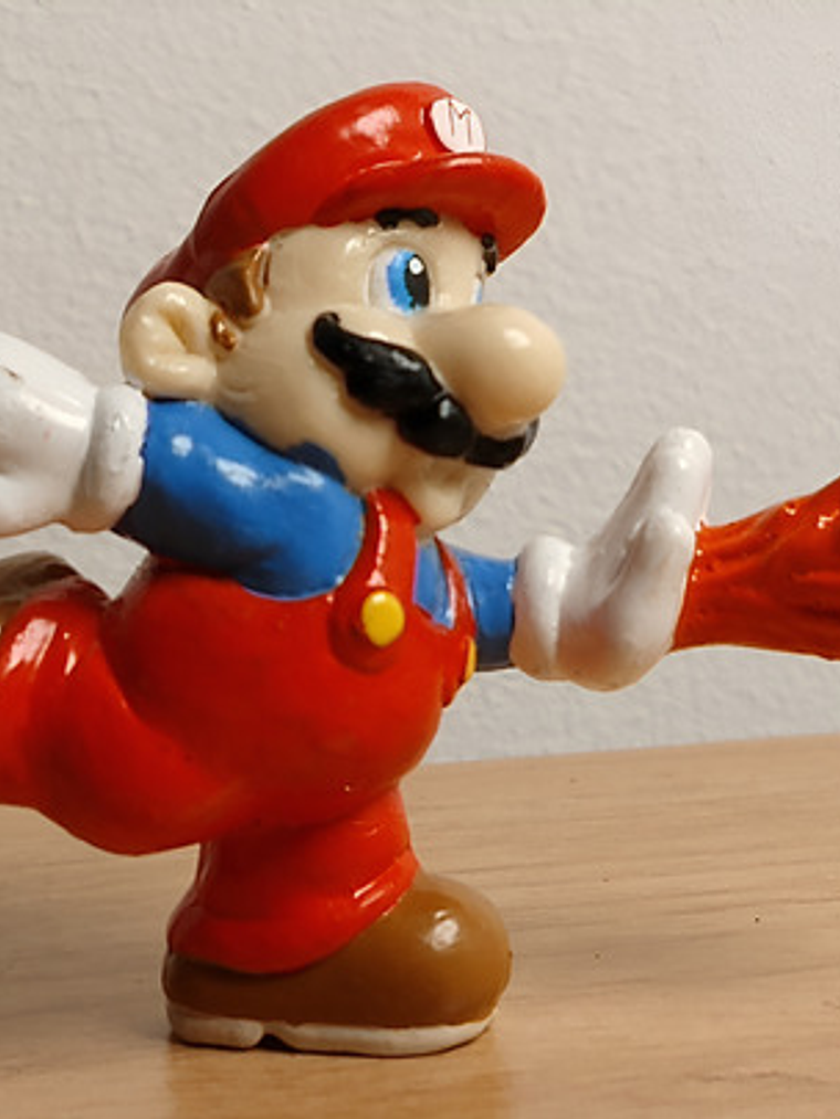 Mario Bros Fireball 1989 Figura Mini Nintendo Applause 1