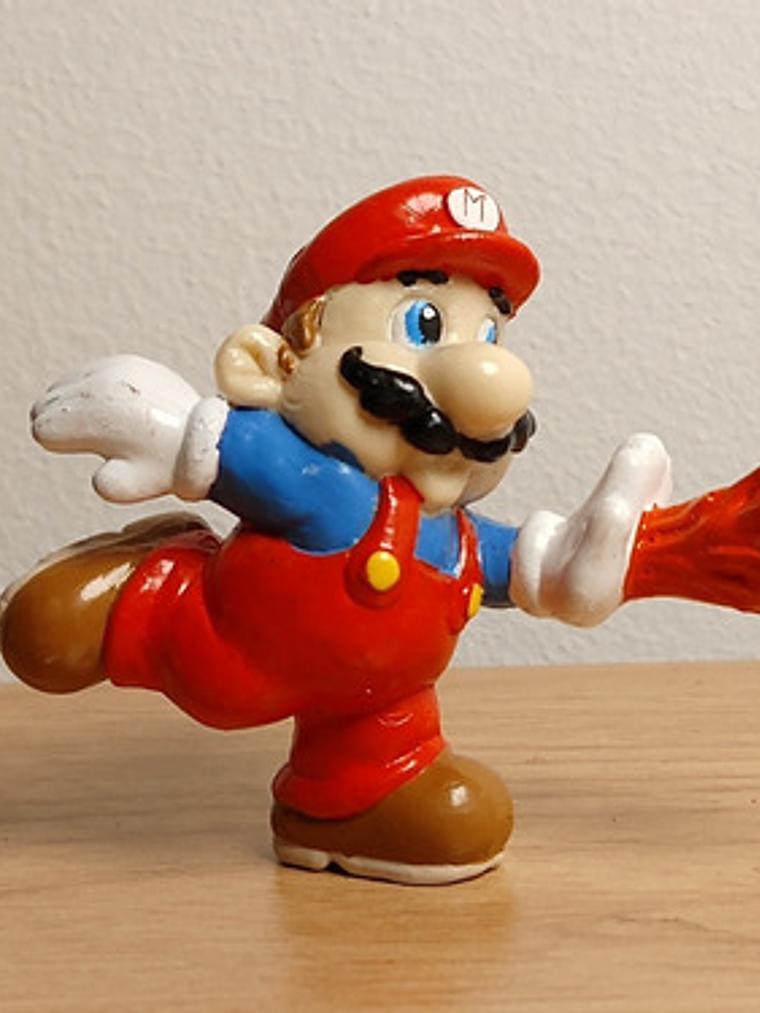 Mario Bros Fireball 1989 Figura Mini Nintendo Applause 2
