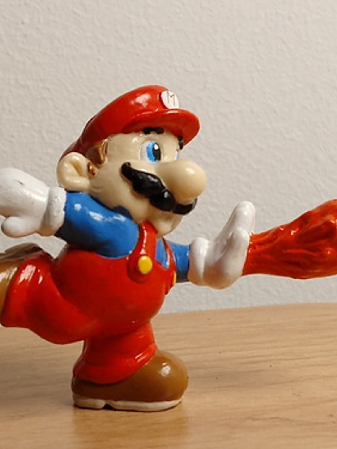 Mario Bros Fireball 1989 Figura Mini Nintendo Applause 3