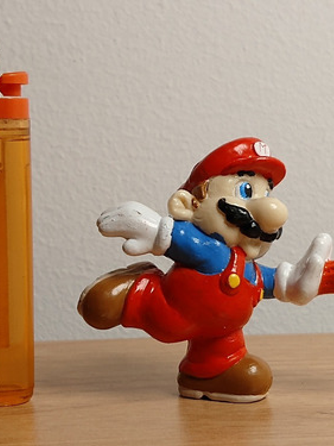 Mario Bros Fireball 1989 Figura Mini Nintendo Applause 4
