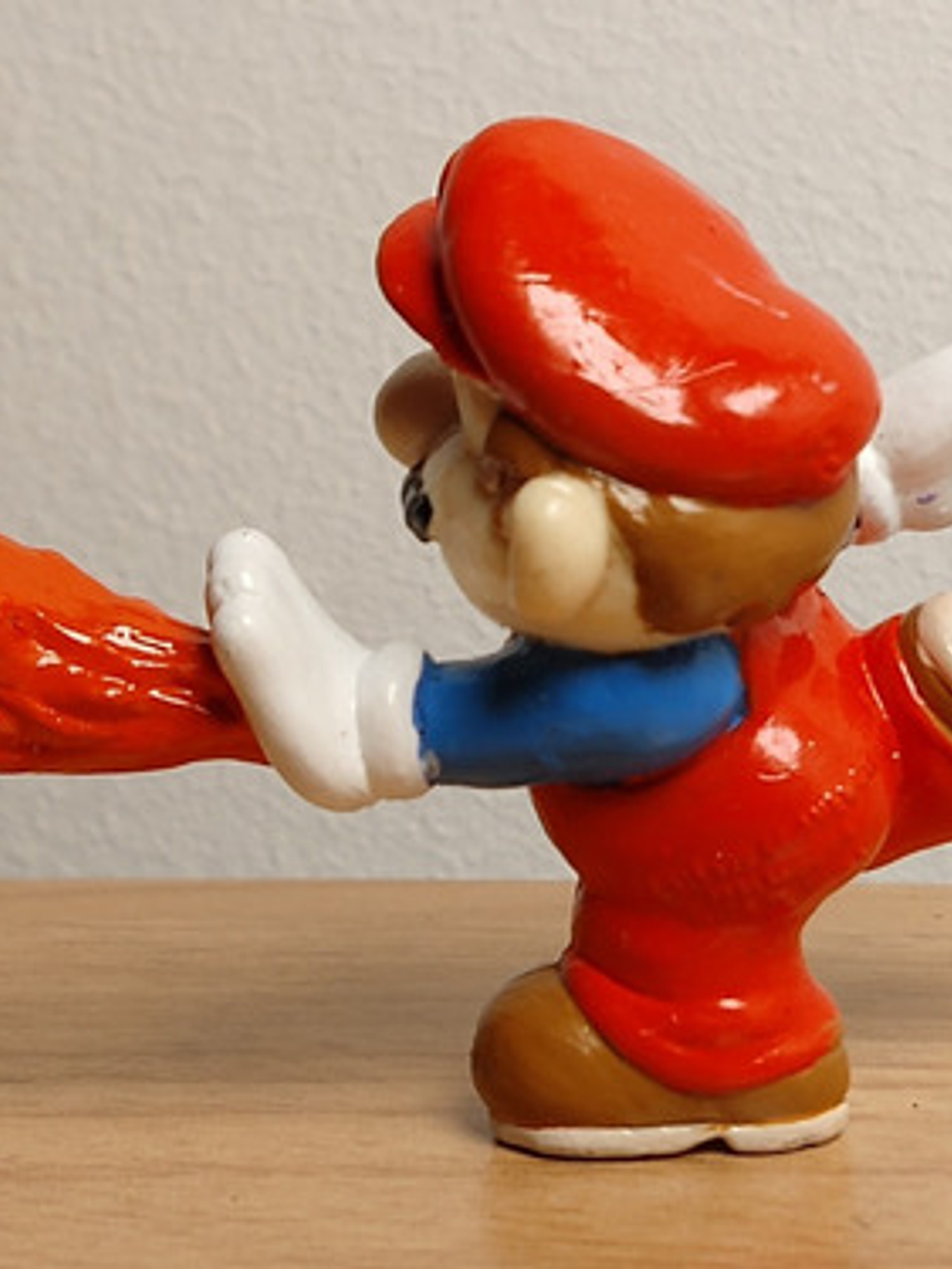Mario Bros Fireball 1989 Figura Mini Nintendo Applause 6