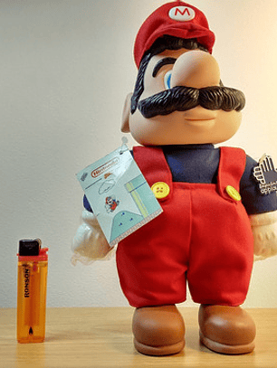 Super Mario Bros 2 Plush 1989 Peluche Nintendo Applause