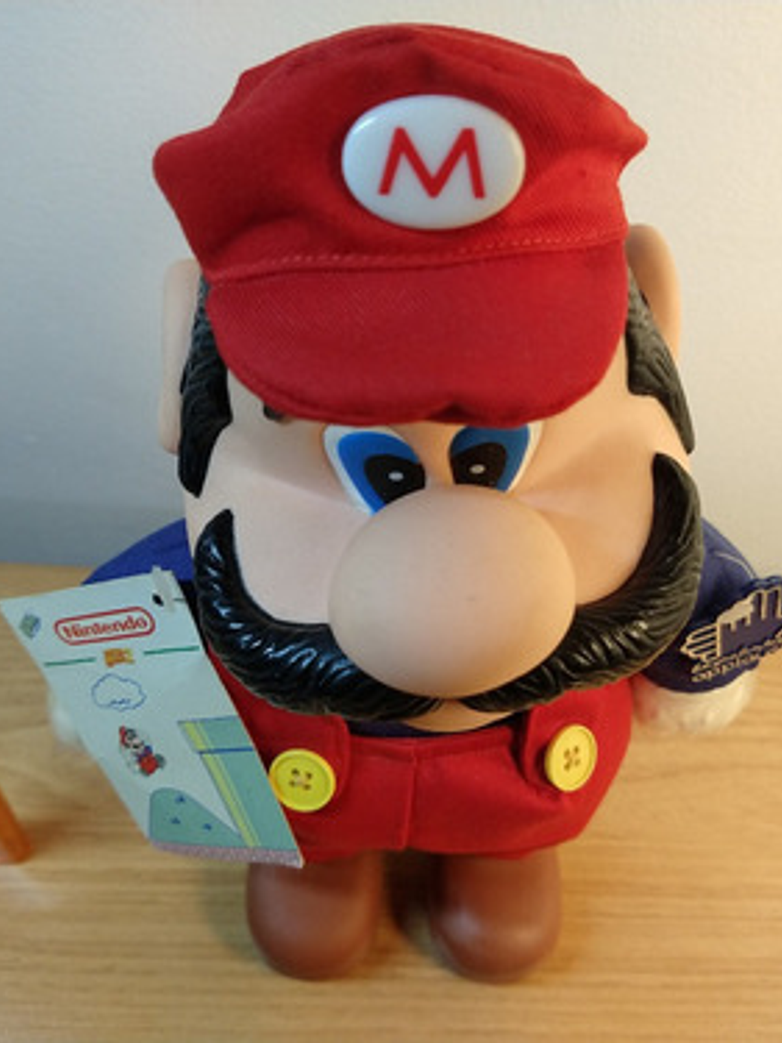 Super Mario Bros 2 Plush 1989 Peluche Nintendo Applause 3