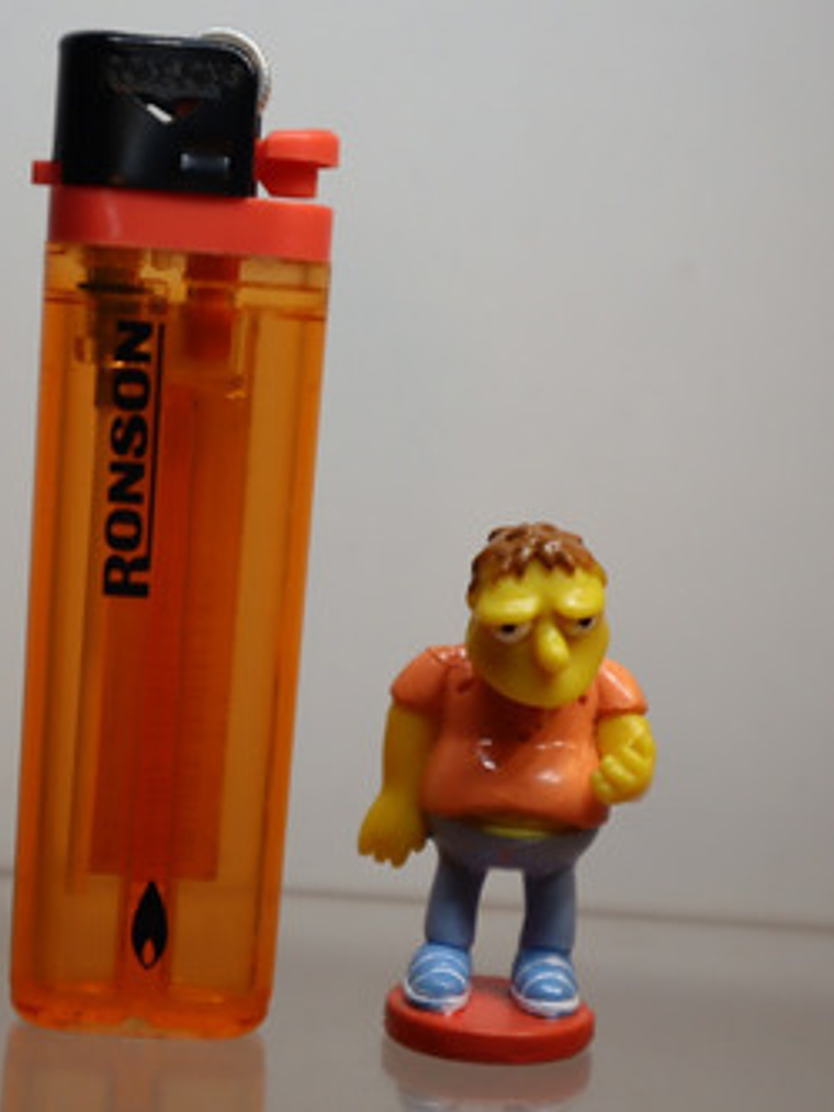 Barney 2005 Tomy Simpsons Mini Bobble Head 7