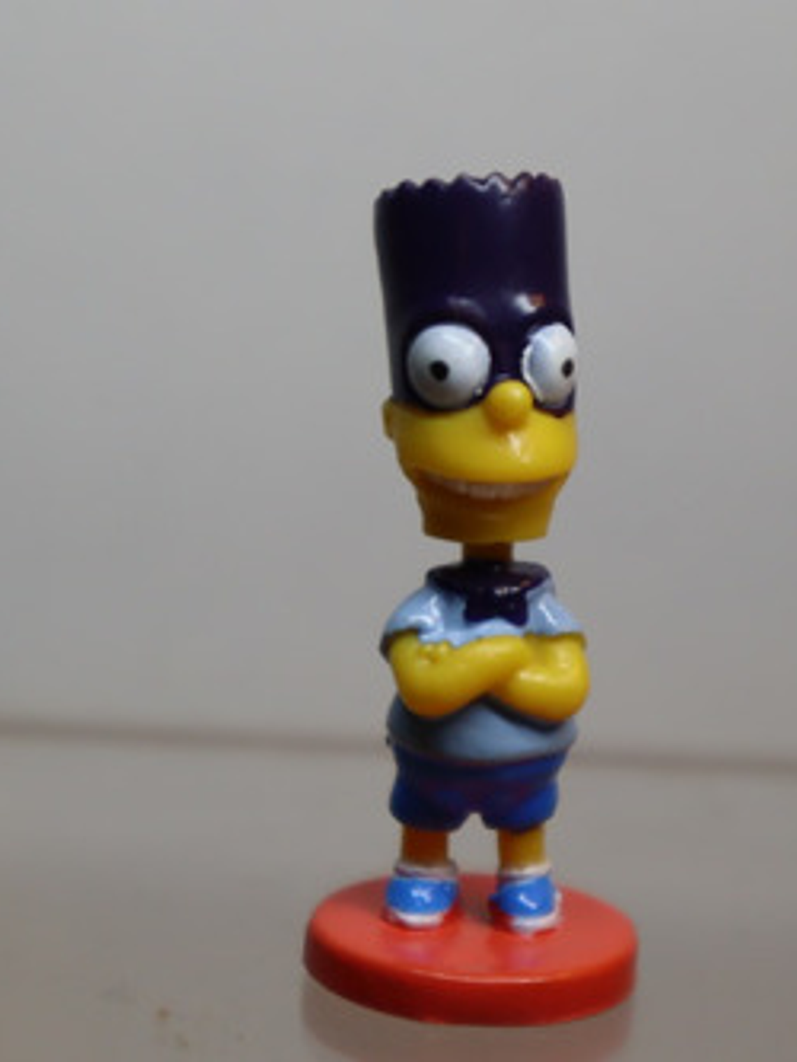 Bart 2005 Tomy Simpsons Mini Bobble Head Bartman 5