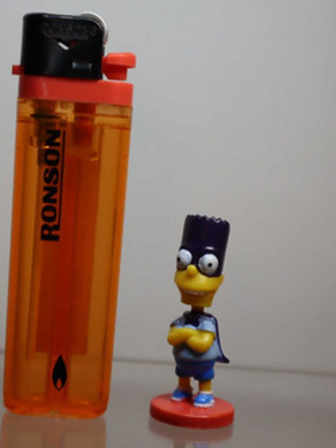 Bart 2005 Tomy Simpsons Mini Bobble Head Bartman 7