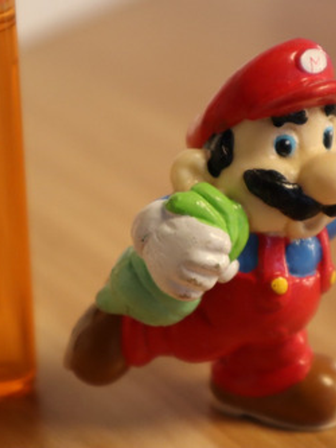 Mario Bros With Grass 1989 Figura Mini Nintendo Applause 4