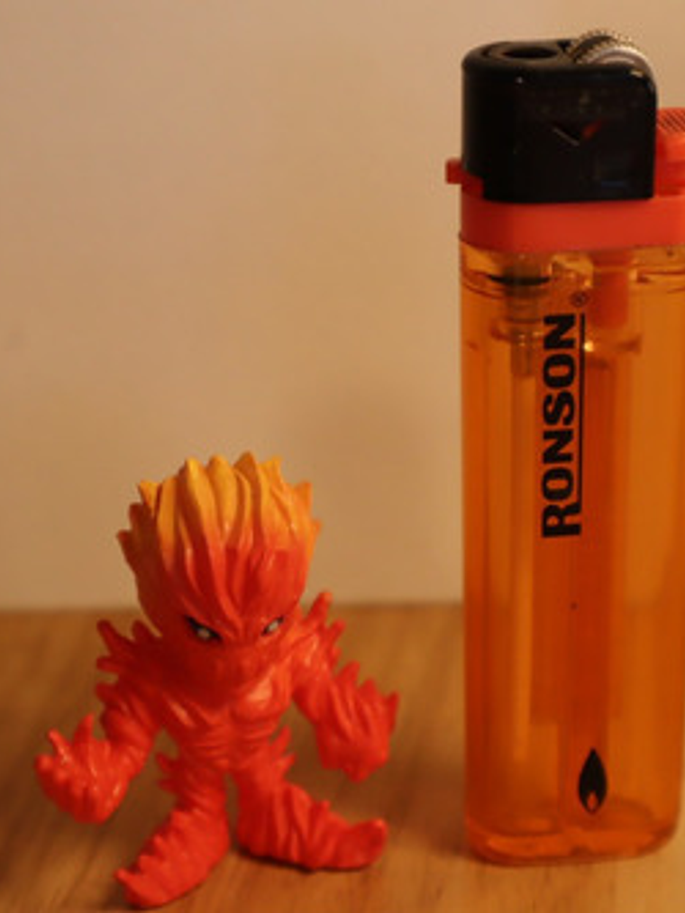 Meramon 1997 Bandai Miniatura Digimon Season 1 Figura 2