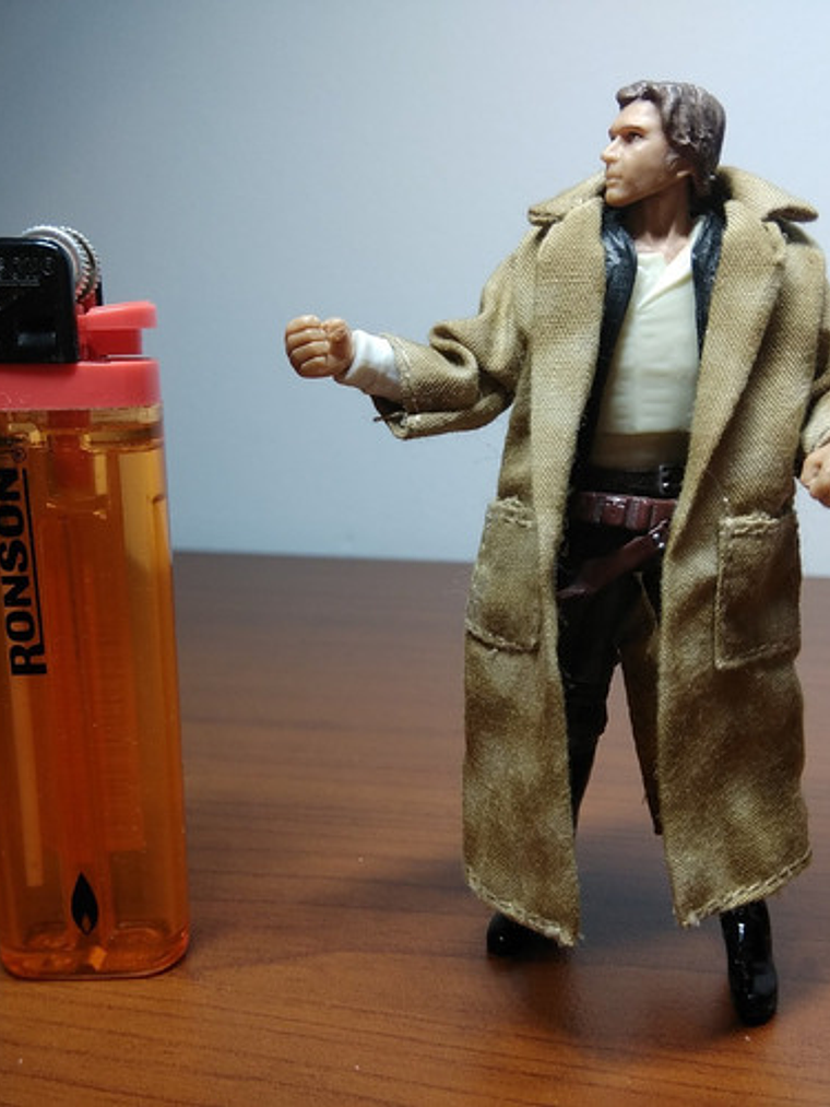 Endor Han Solo 2004 Hasbro Figura Star Wars 3