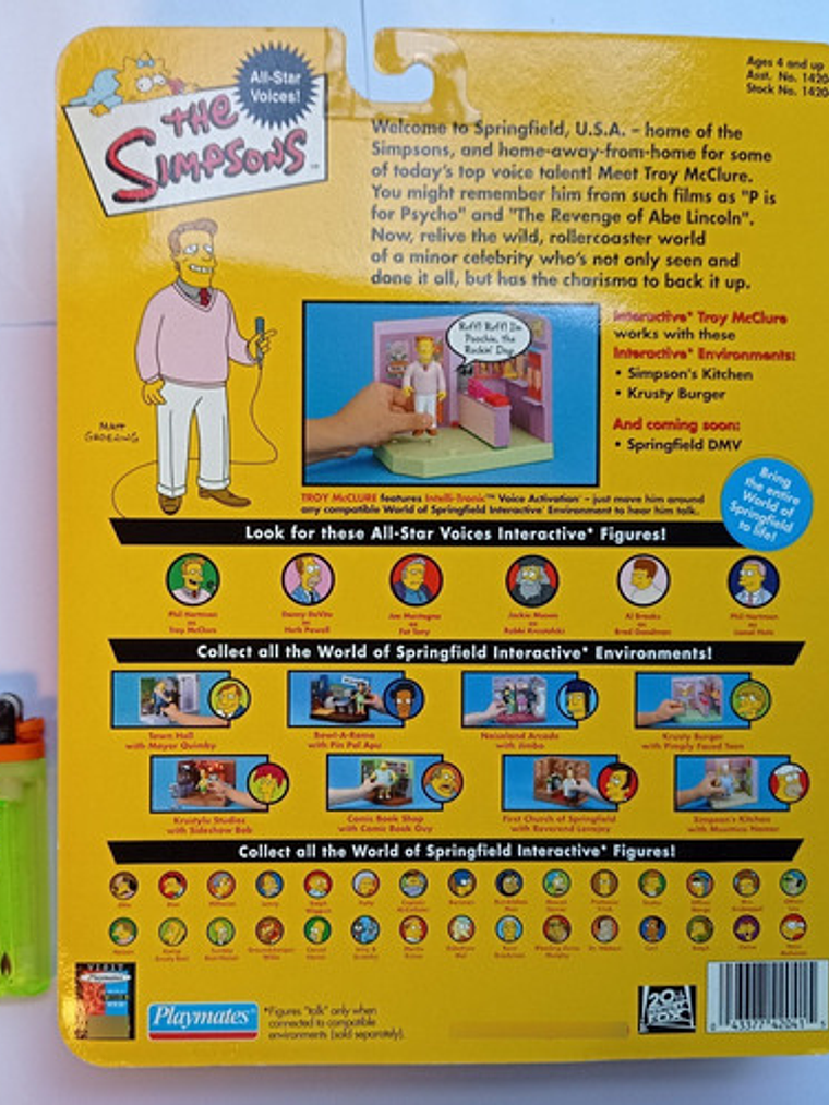 Troy Mclure 2002 Simpsons World Of Springfield Celebrity 5