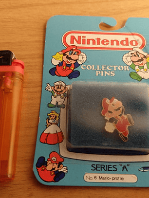 Pin Mario Profile 1988 1989 Nintendo Super Mario Bros