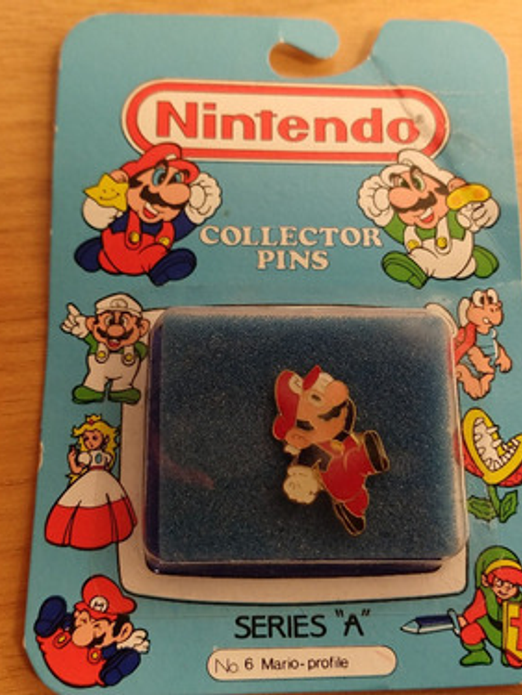 Pin Mario Profile 1988 1989 Nintendo Super Mario Bros 3
