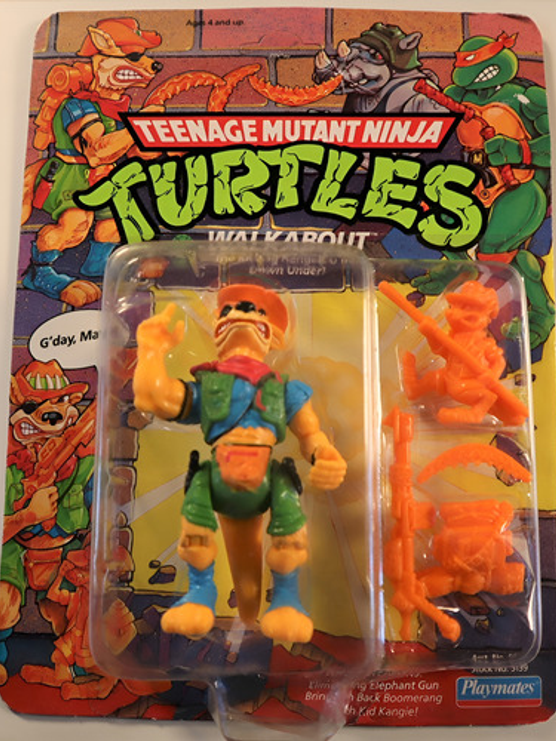 Walkabout 1991 Tmnt ! Canguro 90s Tortugas Ninja 1