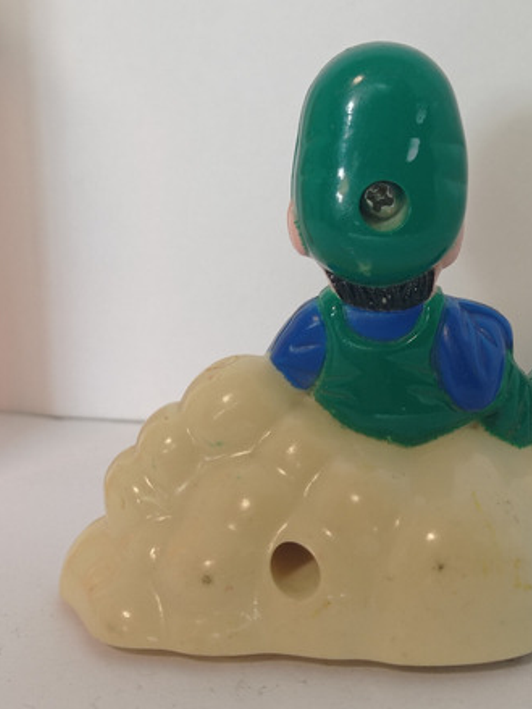 Luigi With Star 1989 Figura Mini Nintendo Mario Bros 80s 4