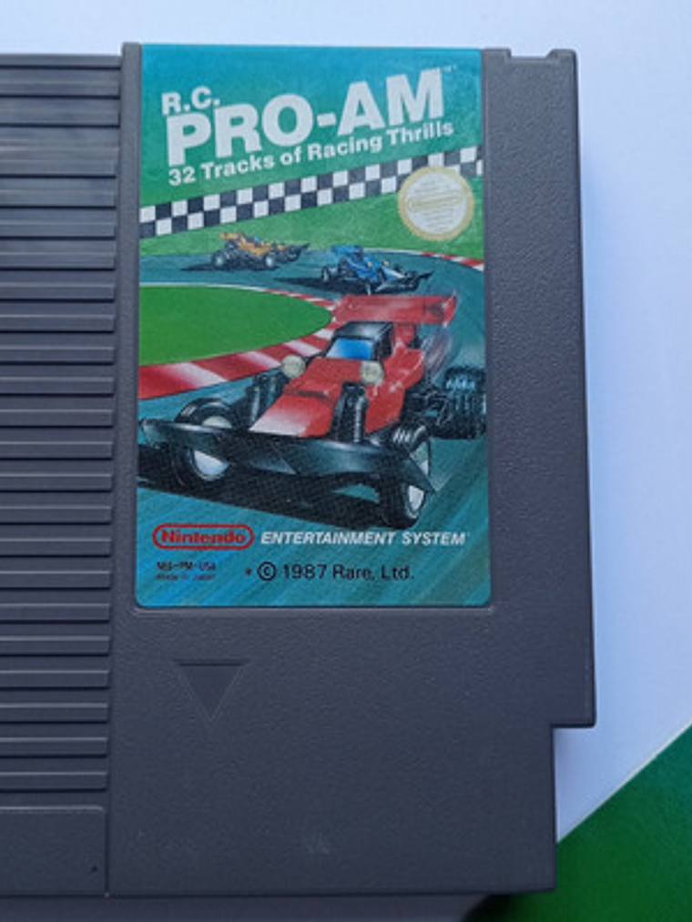 R.c. Pro-am Con Manual Nes Rare David Wise Nintendo 5
