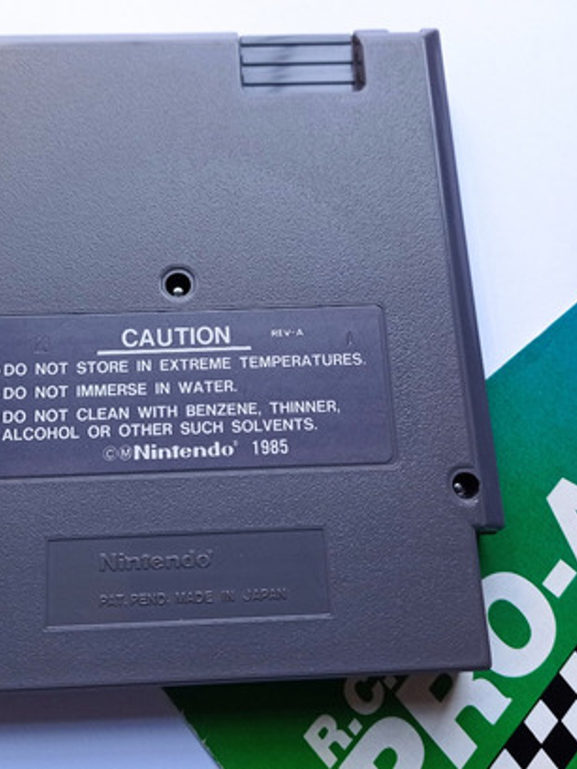 R.c. Pro-am Con Manual Nes Rare David Wise Nintendo 7