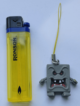 Whomp Charm 2011 Tomy Nintendo Mario Bros