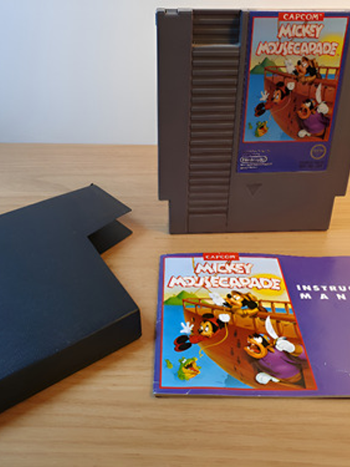 Mickey Mousecapade Con Manual Nes Capcom Hudson Nintendo 1