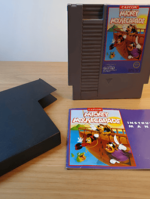 Mickey Mousecapade Con Manual Nes Capcom Hudson Nintendo