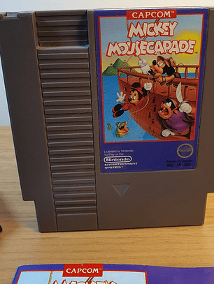 Mickey Mousecapade Con Manual Nes Capcom Hudson Nintendo
