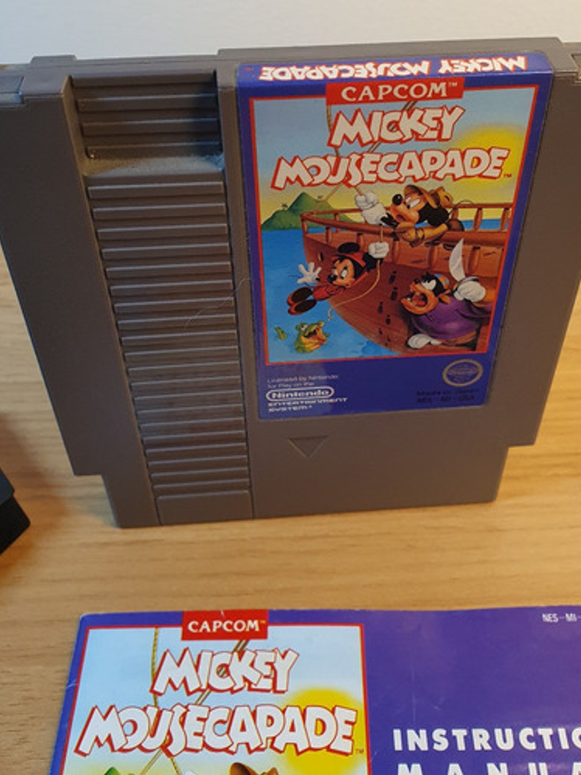 Mickey Mousecapade Con Manual Nes Capcom Hudson Nintendo 3