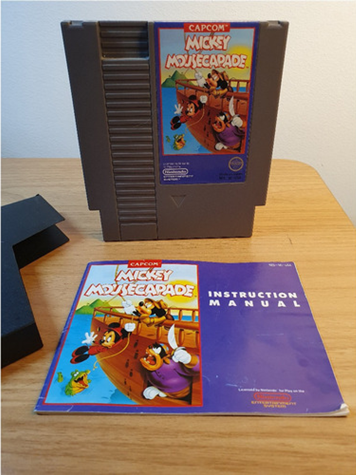 Mickey Mousecapade Con Manual Nes Capcom Hudson Nintendo 4