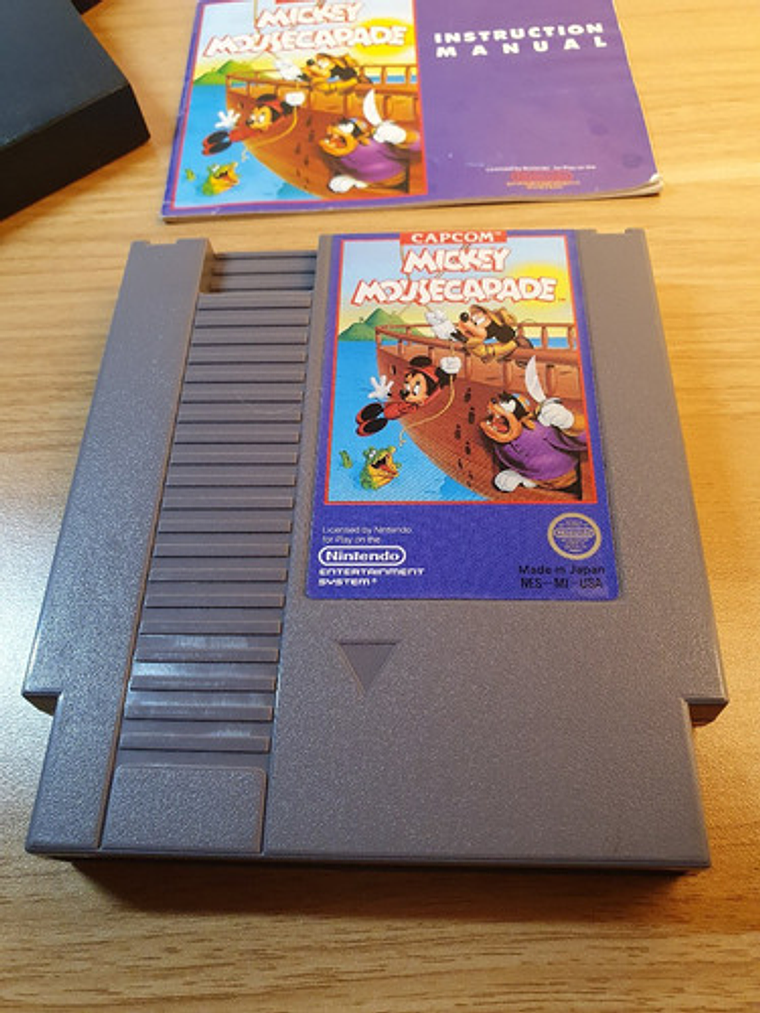 Mickey Mousecapade Con Manual Nes Capcom Hudson Nintendo 6