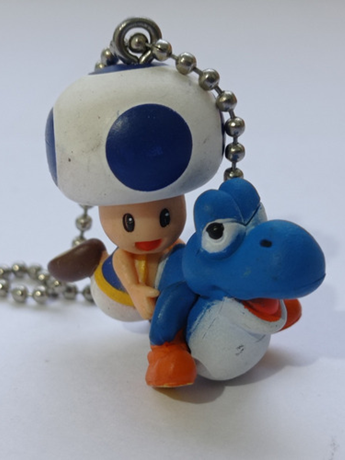 Toad W/ Baby Blue Yoshi Charm 2013 Tomy Nintendo Mario Bros 2