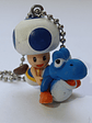Toad W/ Baby Blue Yoshi Charm 2013 Tomy Nintendo Mario Bros - Miniatura 2