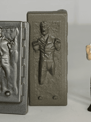 Han Solo + Carbonite Blocks 90s Star Wars Micro Machines
