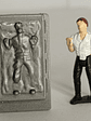 Han Solo + Carbonite Blocks 90s Star Wars Micro Machines - Miniatura 2