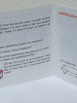 Manual De Juego Dr Mario Gameboy Nintendo